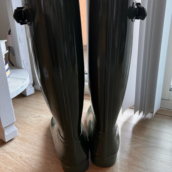 Hunter Refined Gloss Tall Wellington Boots - Picture 6 of 9